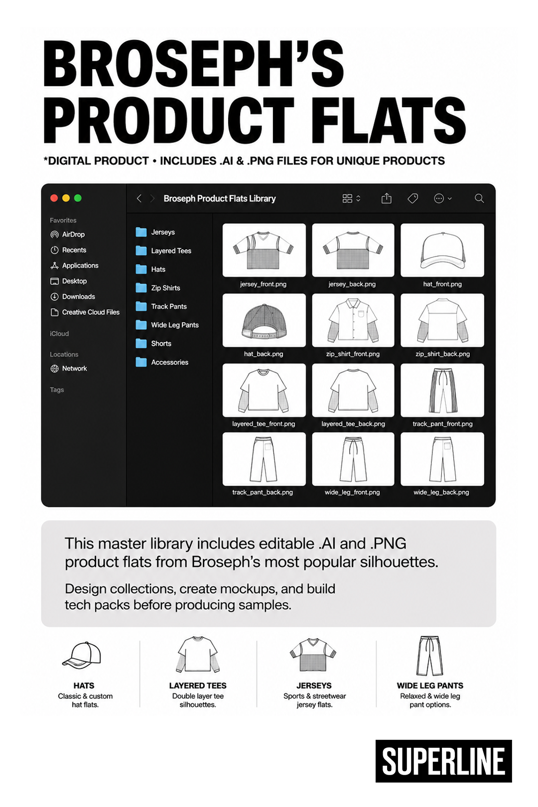 Broseph's Product Flats - *Digital Product*