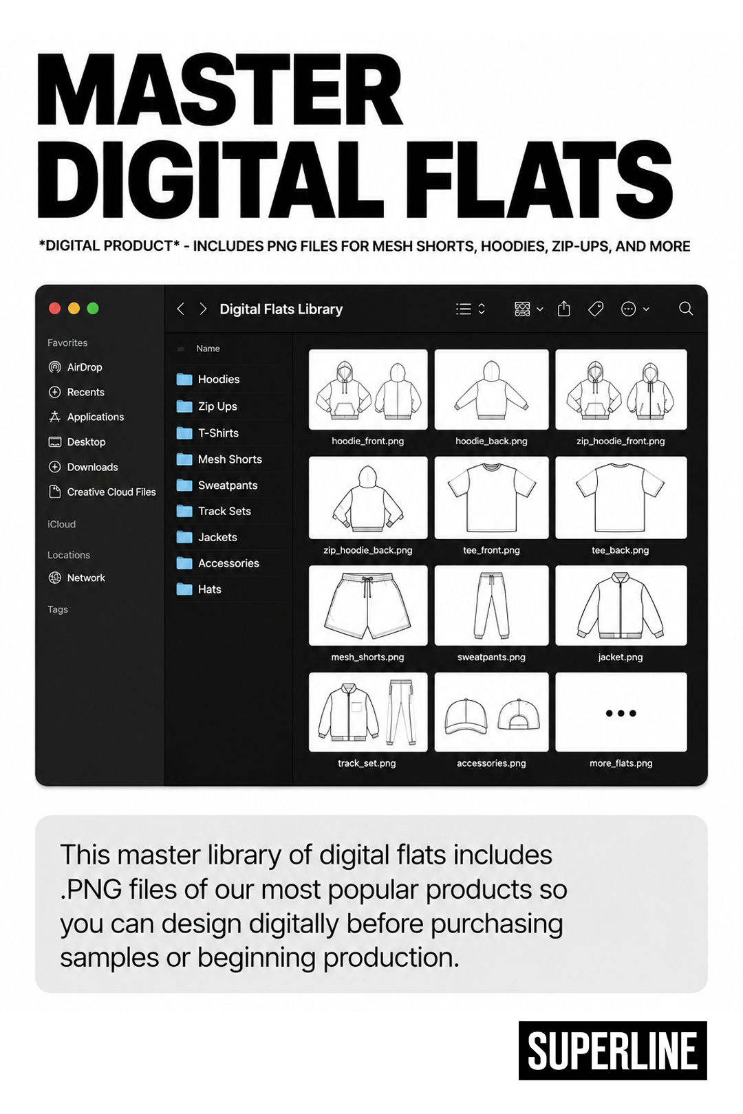 Product Flats - *Digital Product*