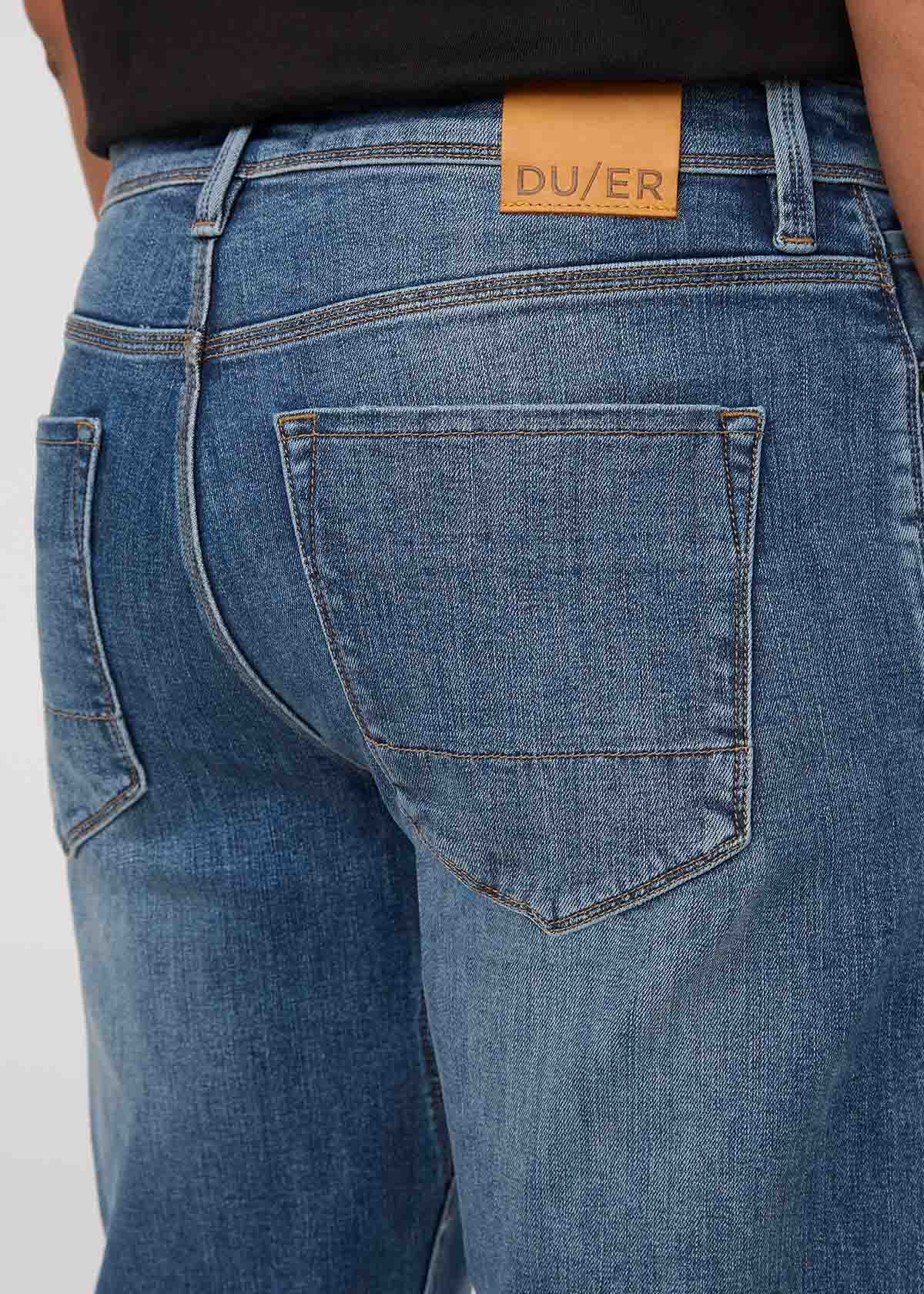 Performance Denim+ Relaxed Straight - Dust Storm Indigo