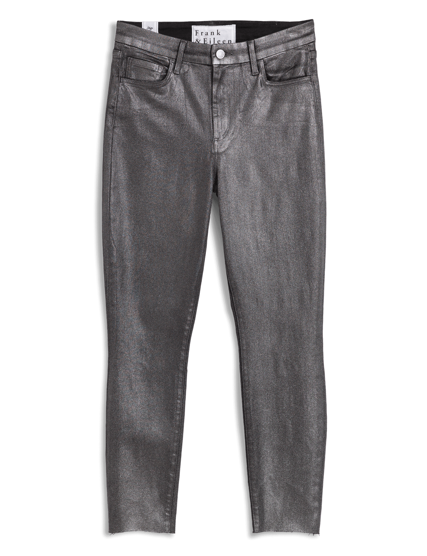 SLIGO Platinum Glitter Wax, Italian Waxed Denim