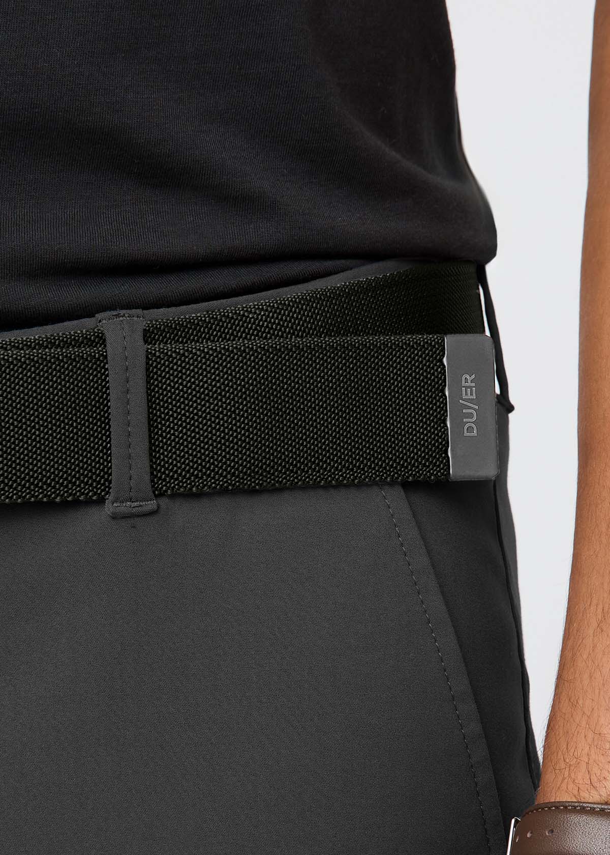 Reversible Stretch Belt - Evergreen/Light Fern
