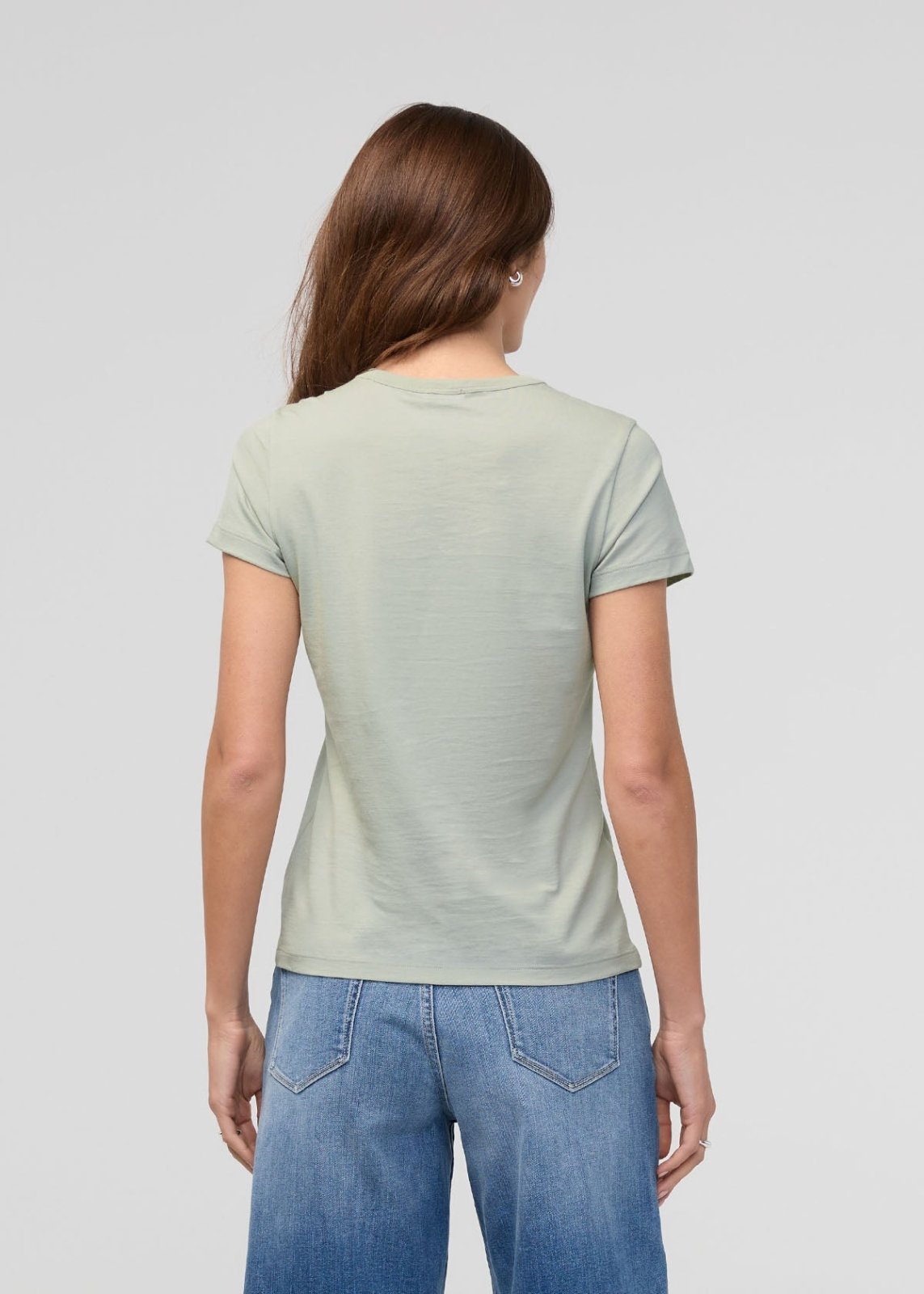 PurePima Slim Crew - Seagrass