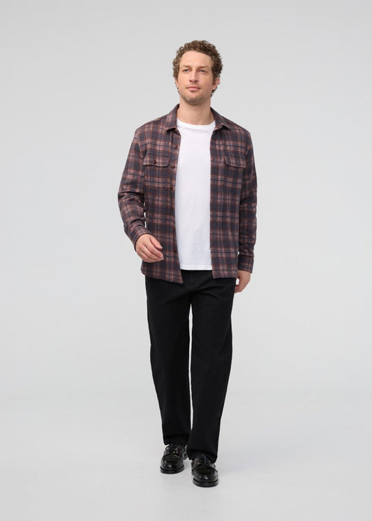 Stretch Canvas Relaxed Straight Chino - Onyx