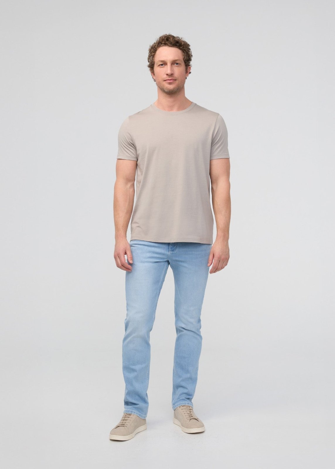 PurePima Only Tee - Stone