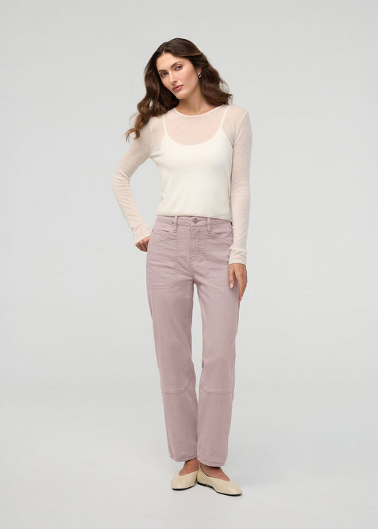 Stretch Canvas Utility Pant - Chalk