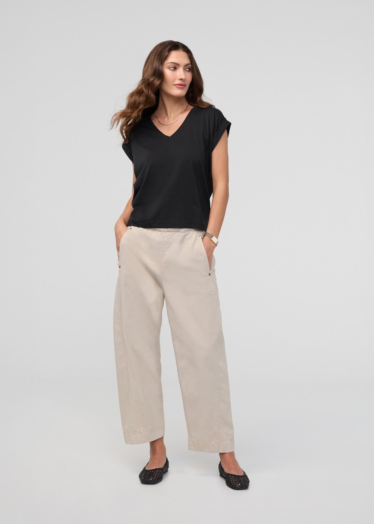 PurePima Dolman V-Neck