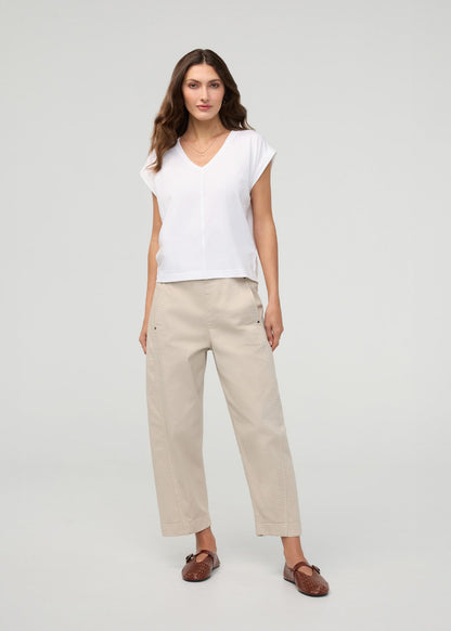 PurePima Dolman V-Neck - White