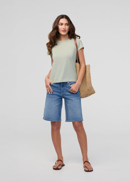 PurePima Slim Crew - Seagrass