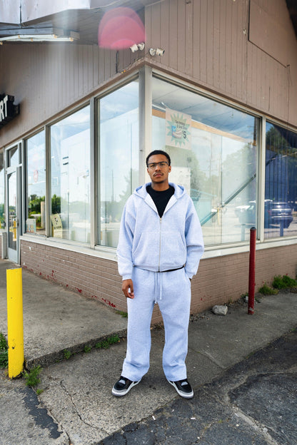 Fleece Zip Up and Sweatpants Set