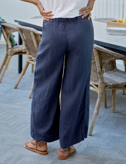 MAISIE Navy, Washed Linen