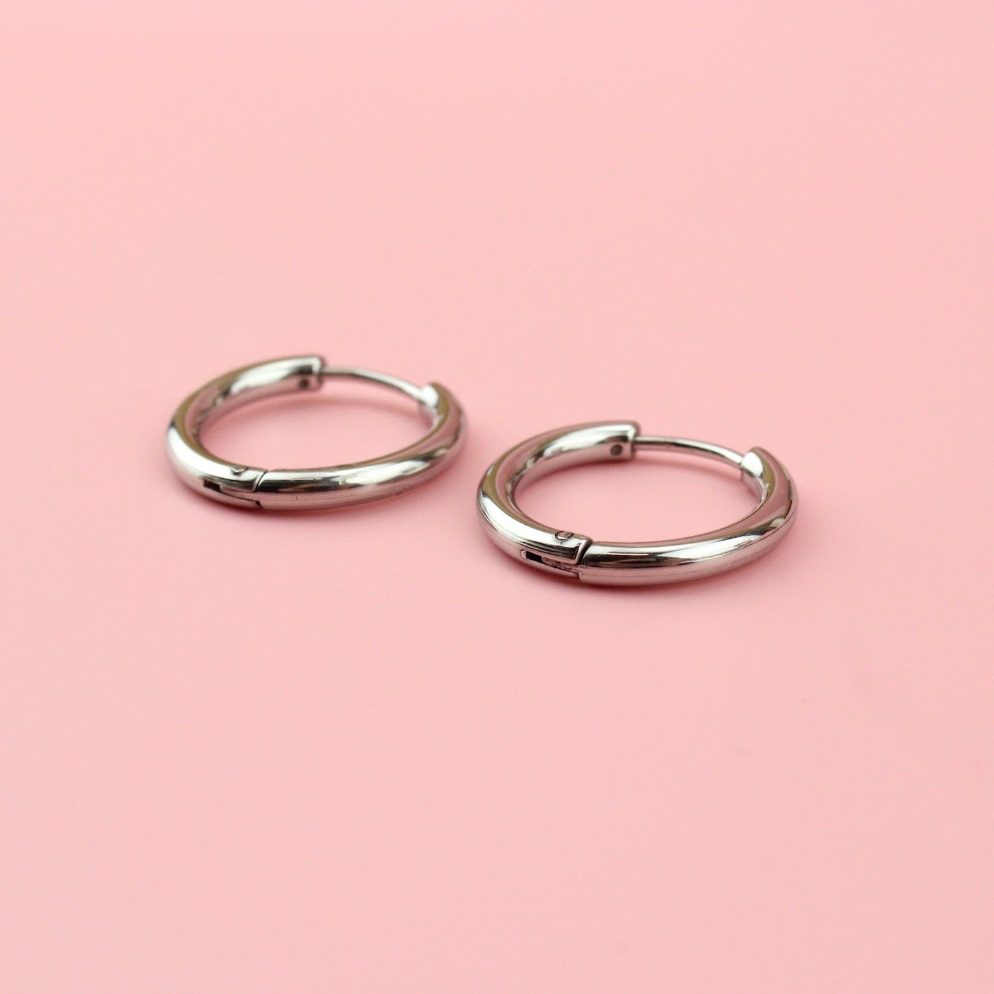 19mm Stainless Steel Hoop Earrings