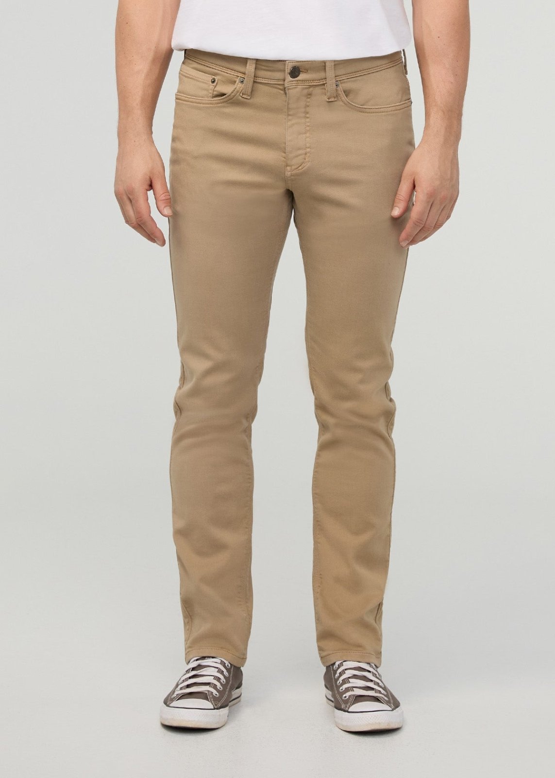 No Sweat Slim Straight - Desert Khaki