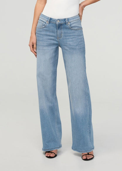 Performance Denim+ Mid Rise Loose Straight