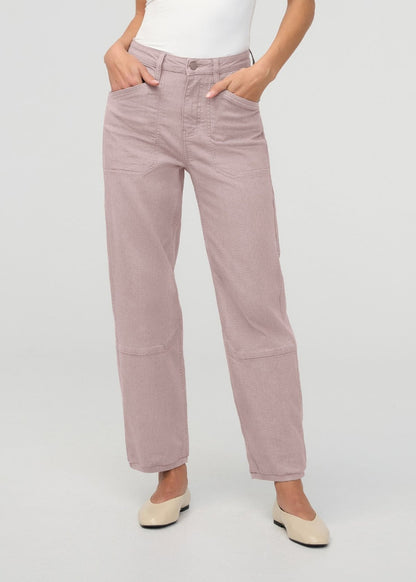 Stretch Canvas Utility Pant - Chalk