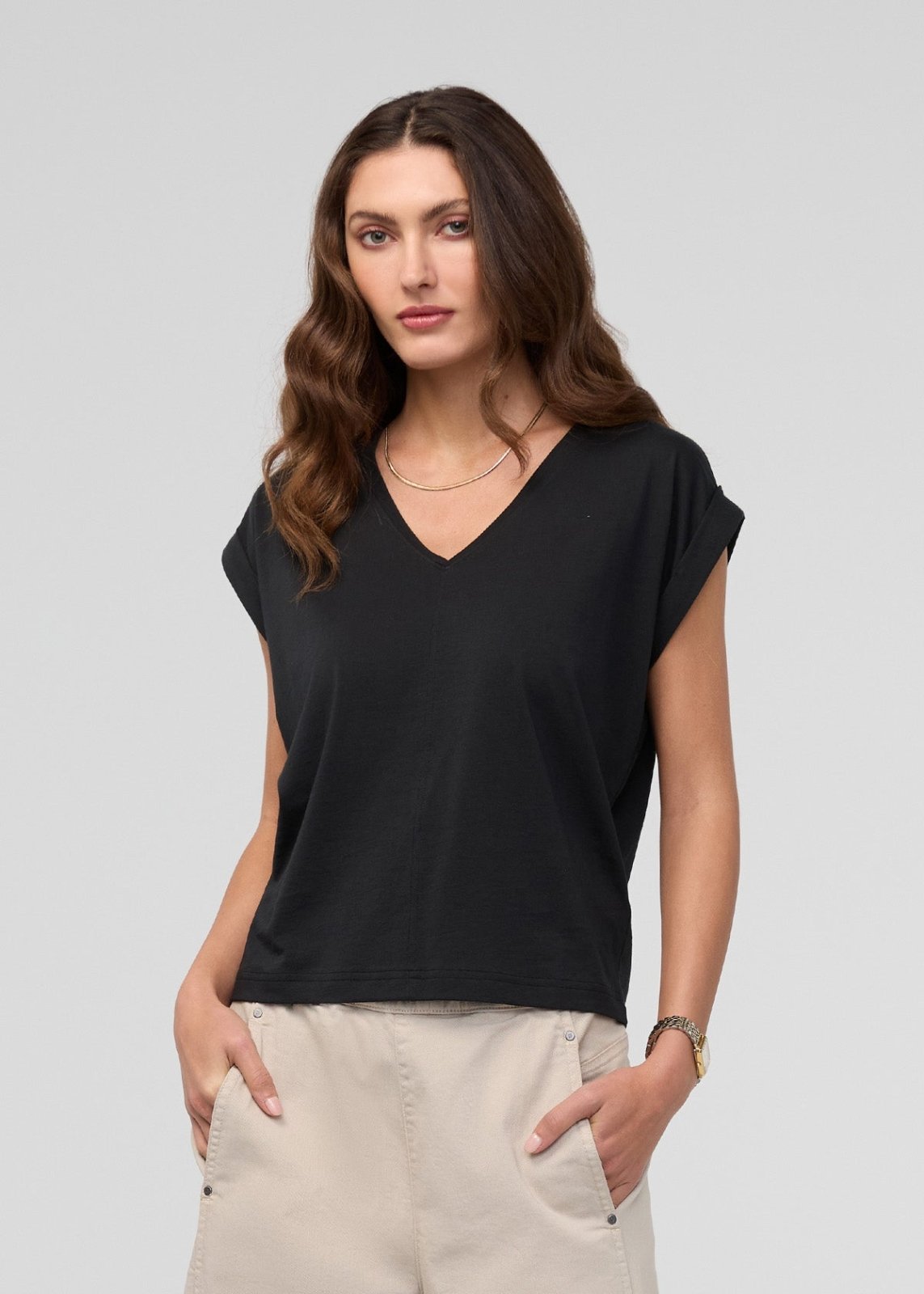 PurePima Dolman V-Neck