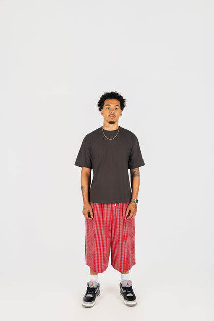 Baggy Plaid Shorts