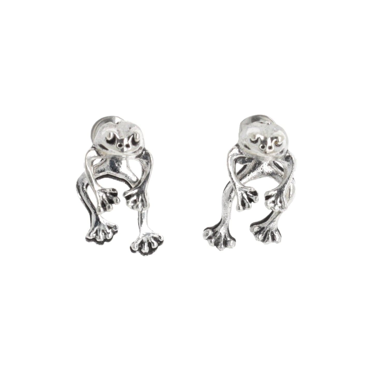 2 Piece Frog Stud Earrings