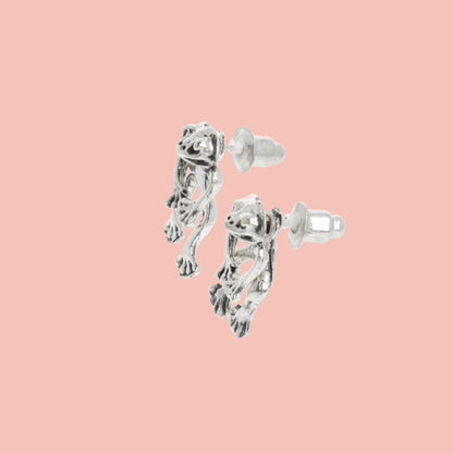 2 Piece Frog Stud Earrings