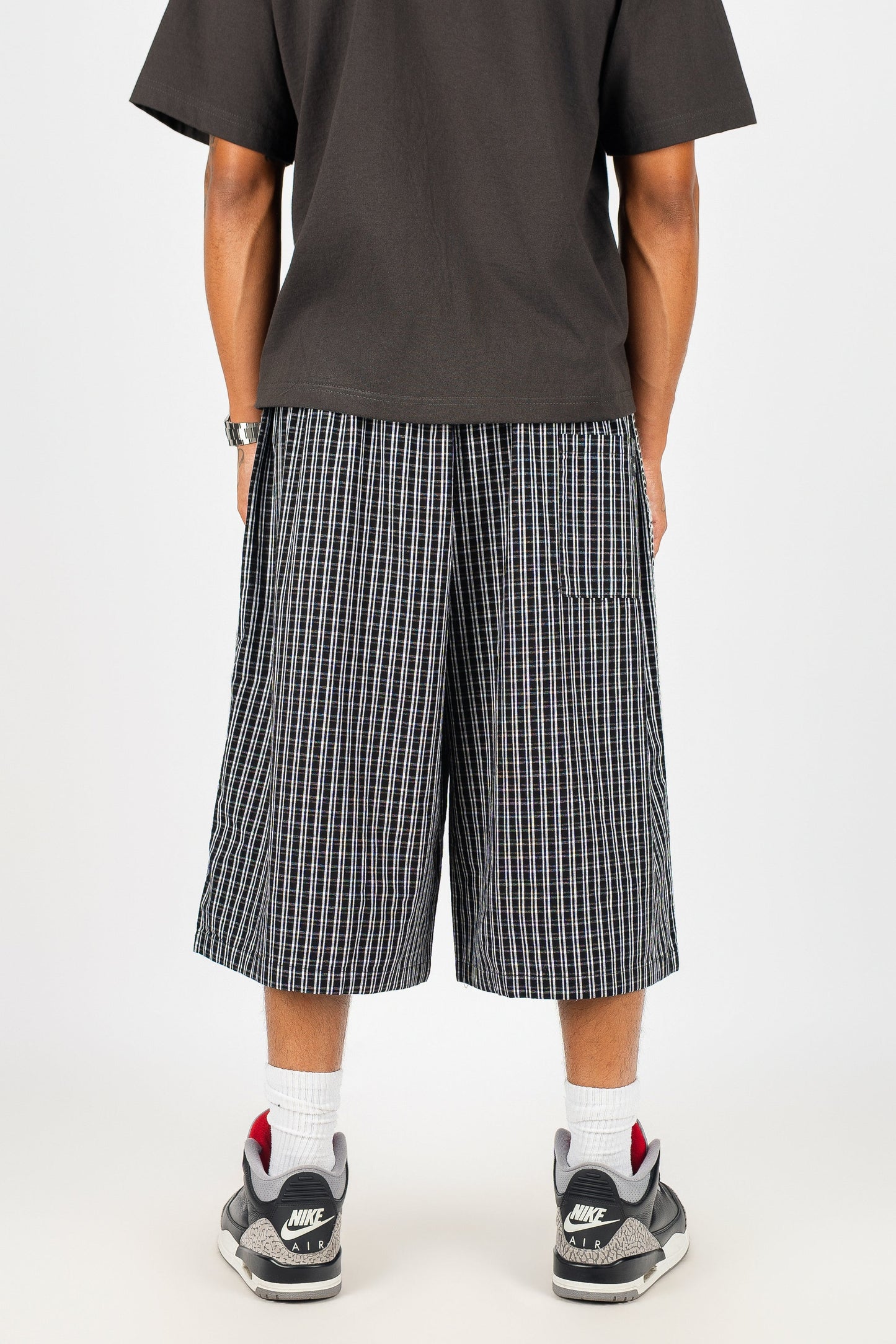 Baggy Plaid Shorts