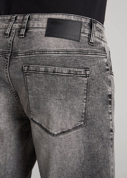 Carman TAPERED Jeans for Tall Men in Washed Faded Black