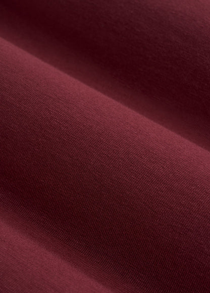 Essential Tees Slim Fit Long Sleeve Tee for Tall Men in Tawny Port