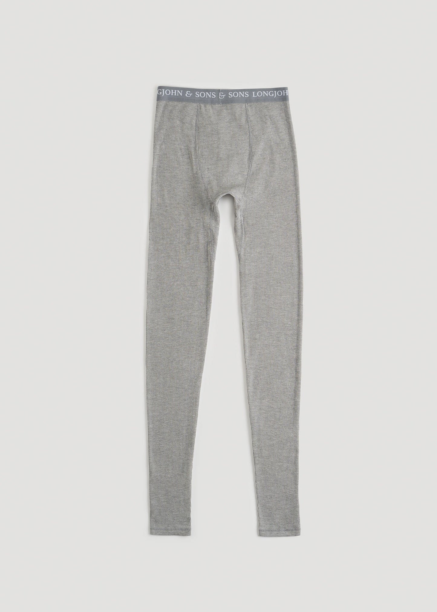 LJ&S Long Thermal Underwear for Tall Men in Grey Mix - Bottoms for Tall Men