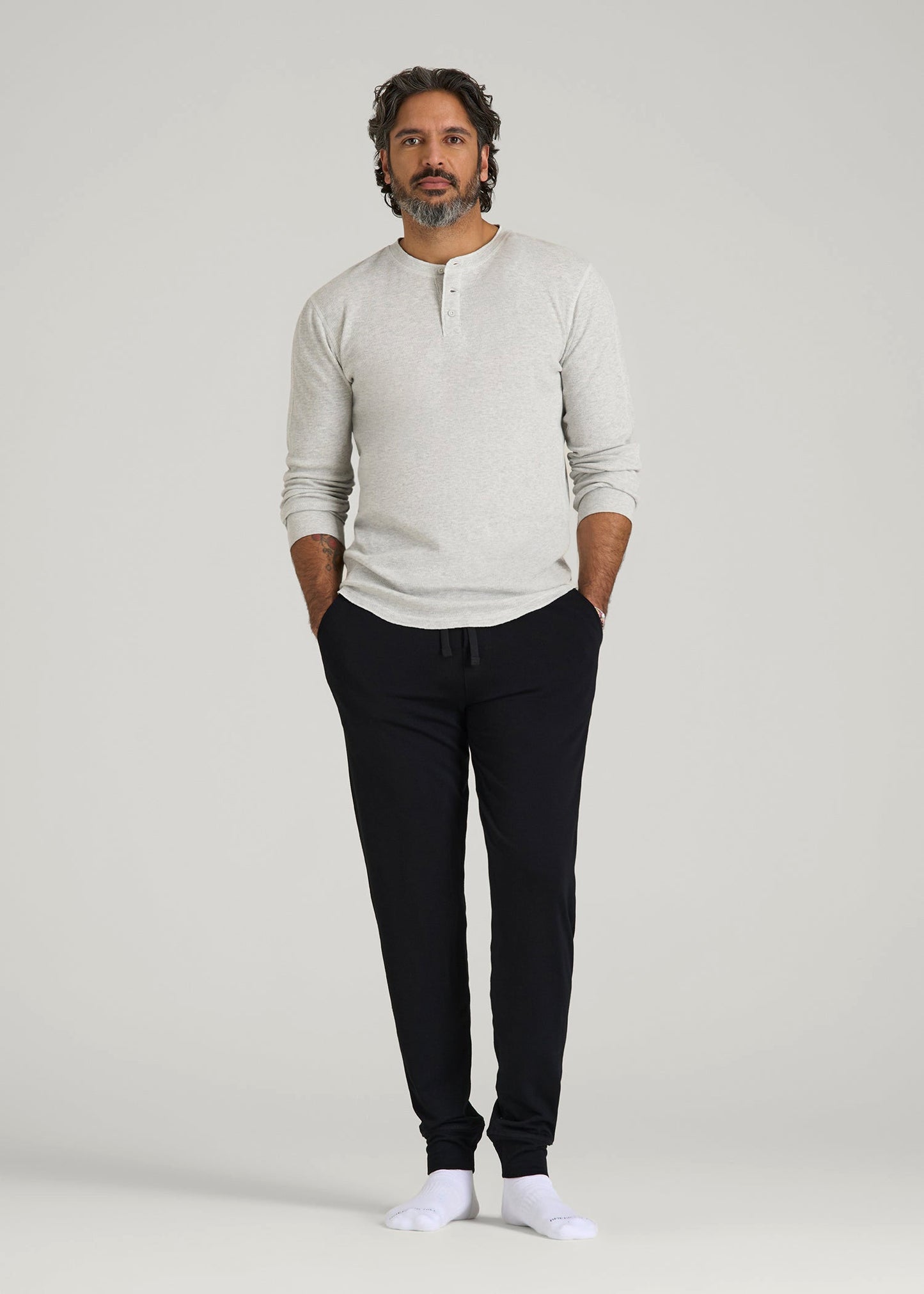 Sleep Joggers for Tall Men in Black