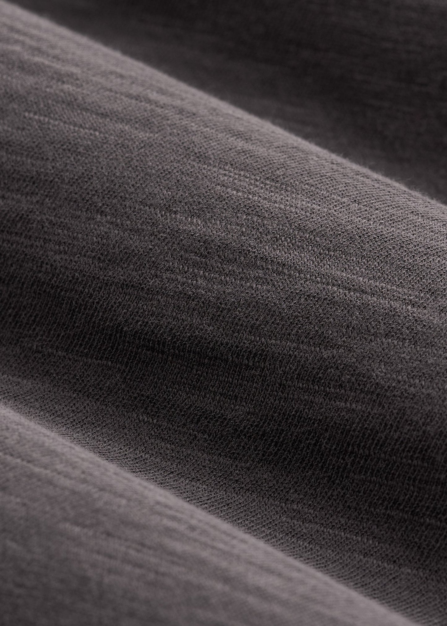 REGULAR-FIT Slub Tee for Tall Men in Charcoal
