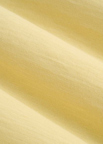 REGULAR-FIT Slub Tee for Tall Men in Lemon Drop