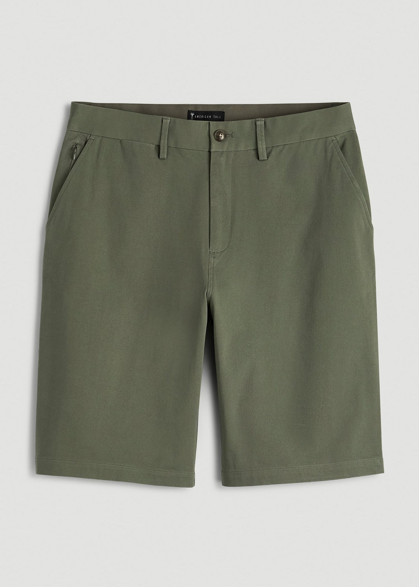 Stretch Commuter Chino Short for Tall Men in Olive