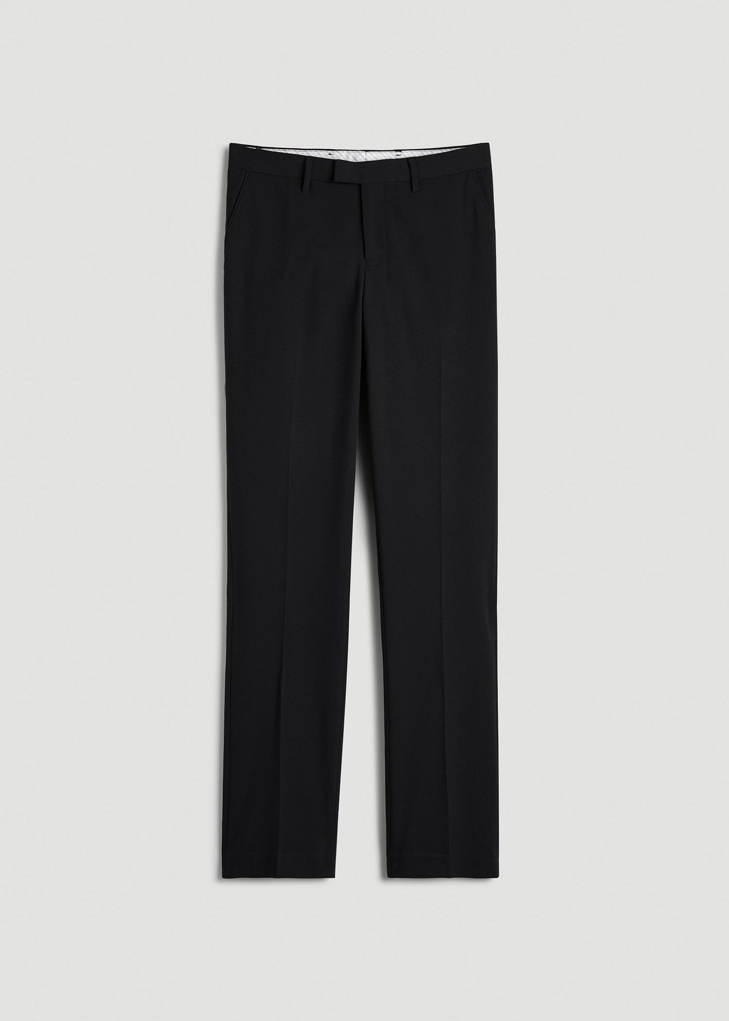 Suit Separates Pants for Tall Men in Deep Black