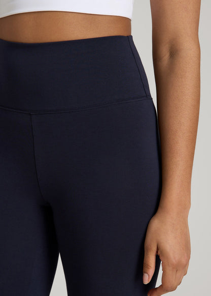 Cotton Leggings for Tall Women in Dark Navy
