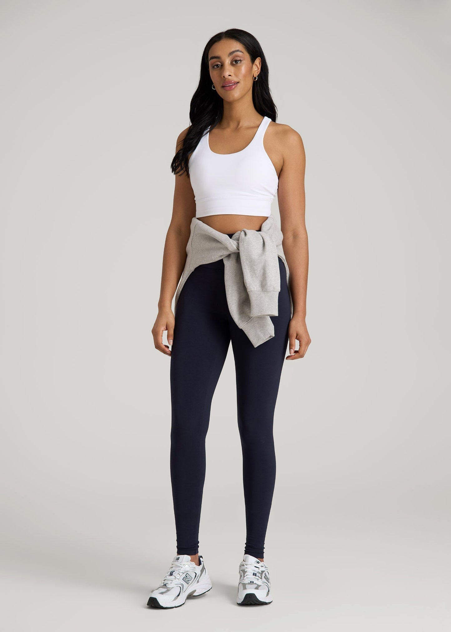 Cotton Leggings for Tall Women in Dark Navy