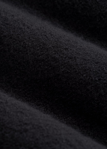 Rolled Mock Neck Sweater for Tall Women in Black