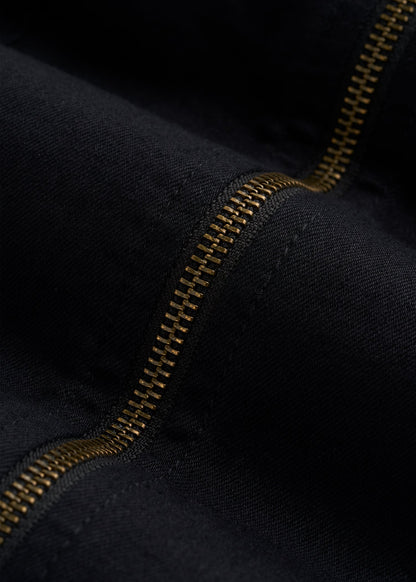 Short Denim Tank Dress for Tall Women in Optimum Black