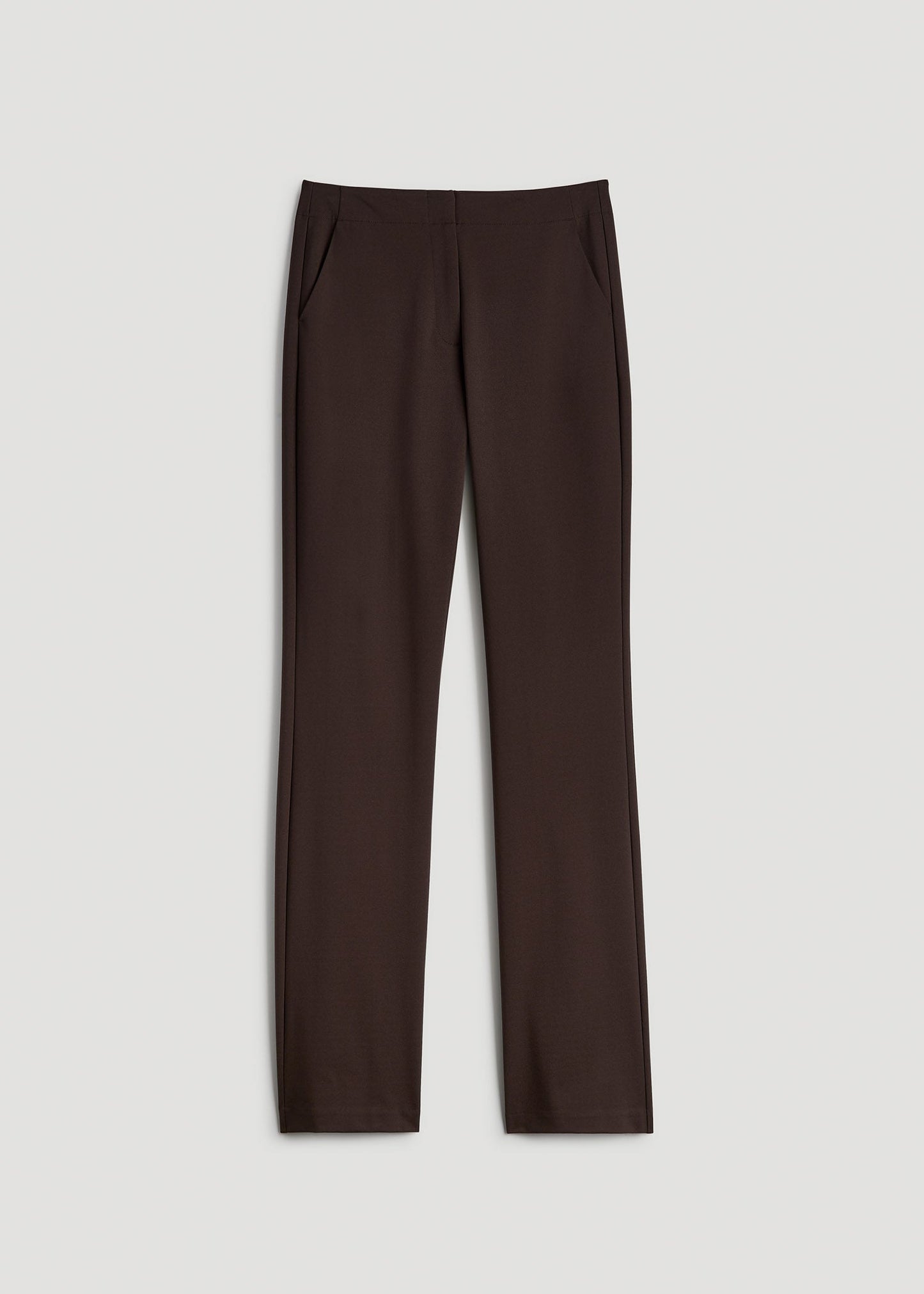 Freedom Flex Slim Straight Leg Dress Pants for Tall Women in Espresso