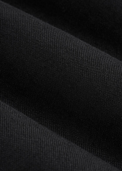 Slim Fit Linen Blend Blazer for Tall Women in Black