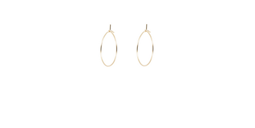 20mm Wire Hoops (Gold Plated)
