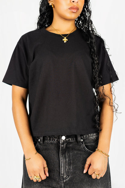 Womens 7610 Heavyweight High Waist Boxy T-Shirt