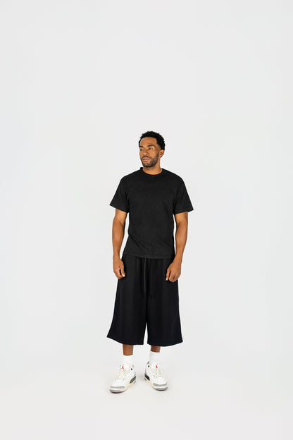 Long Fleece Baggy Shorts