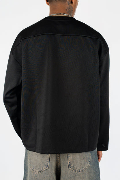 Long Sleeve Mesh Jersey