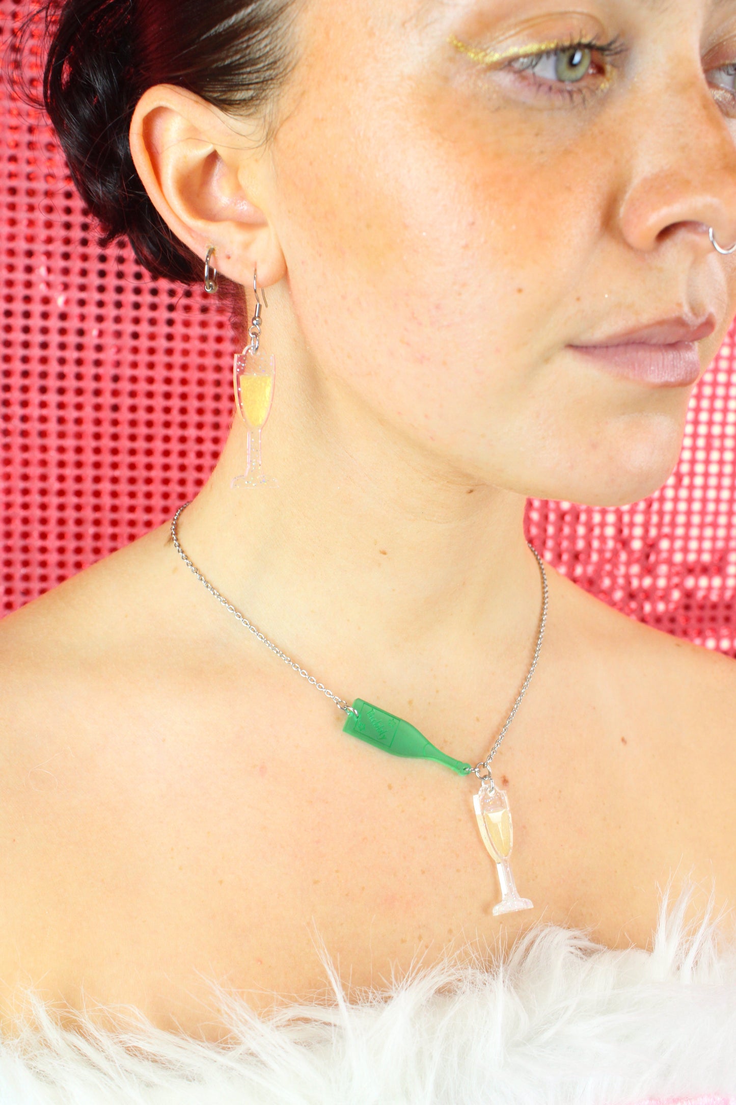 'Bolly' Champagne Necklace
