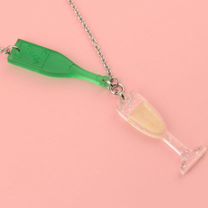 'Bolly' Champagne Necklace
