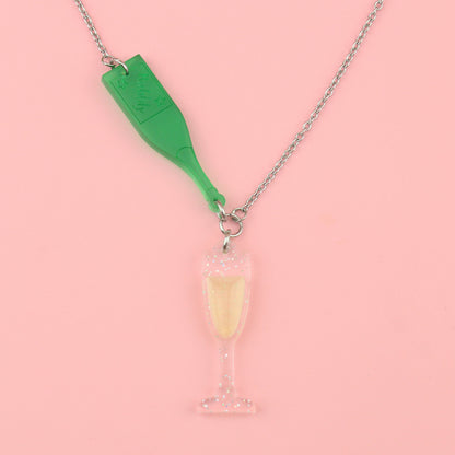 'Bolly' Champagne Necklace