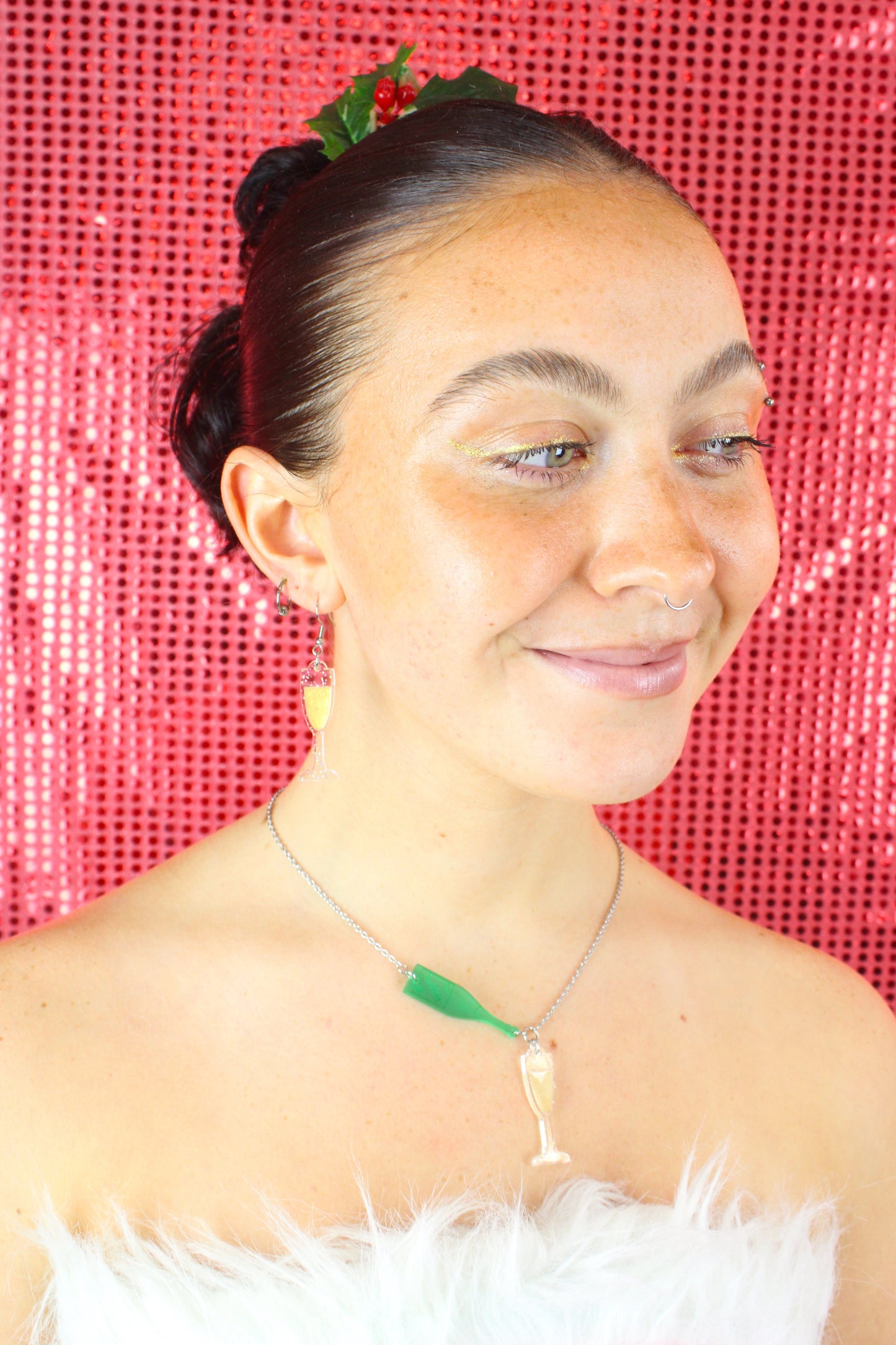 'Bolly' Champagne Necklace