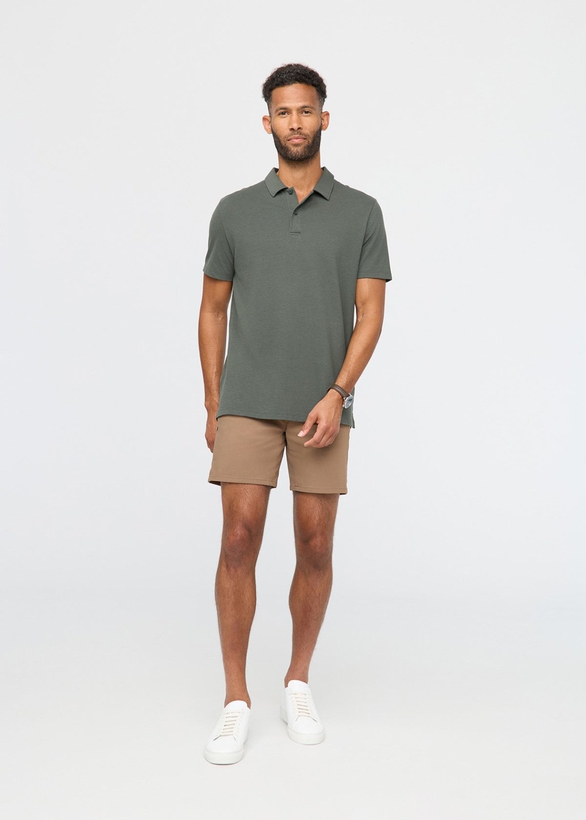 Air Flow Pique Polo - Thyme