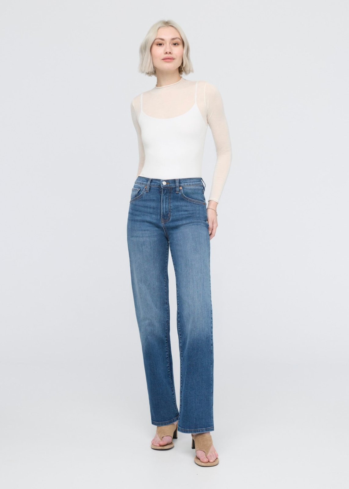 Performance Denim+ High Rise Straight