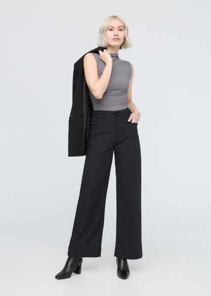 NuStretch High Rise Trouser - Black