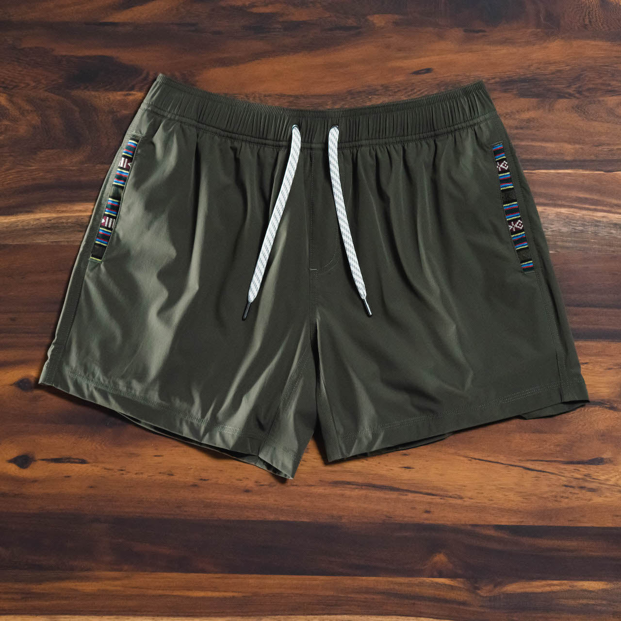 Flow Short (Athletic) - Olive 5.5" & 7"