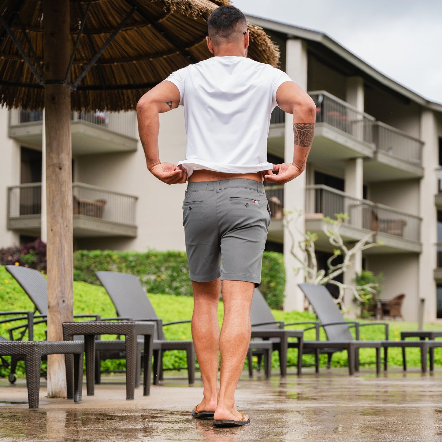 Daily Short (Casual Stretch) - Charcoal